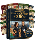 MEGAPACK EDUCACIÓN FÍSICA 360 PRIMARIA Y SECUNDARIA: 12 Tomos + 6 Bonus + Plan Inclusión Anti-SAF + Proyectos Transversales ESI/EAI