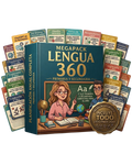 MEGAPACK LENGUA 360 TOTAL: 12 Tomos PRIMARIA Y SECUNDARIA + 6 Bonus + Planificaciones + Proyectos