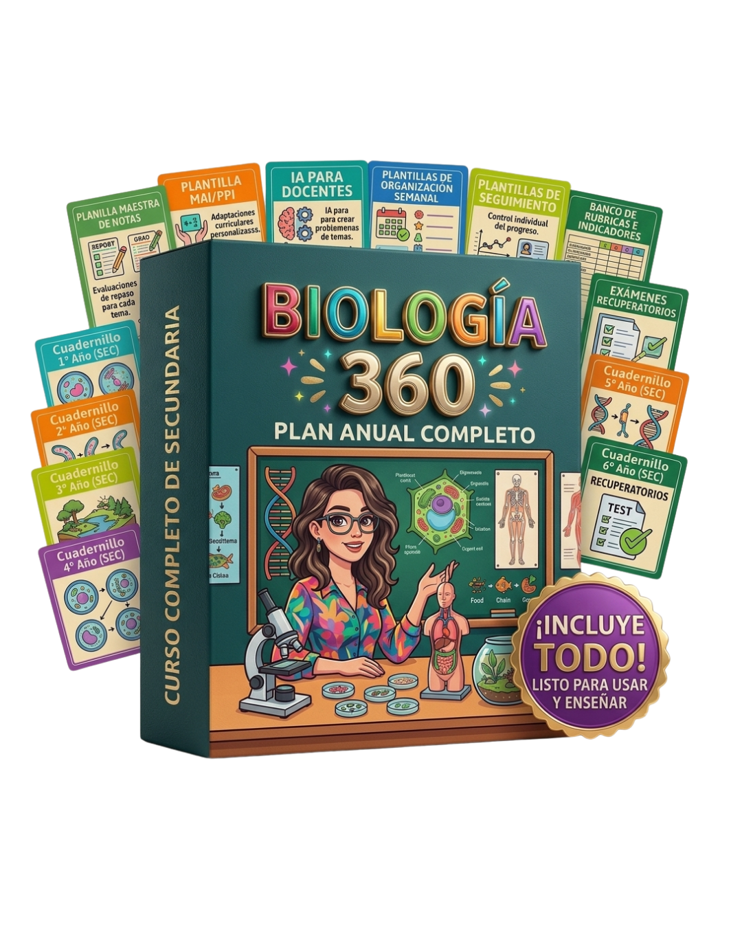 PACK BIOLOGÍA 360: 12 Tomos + 6 Bonus